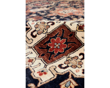 Pasargad Karabakh Collection Hand-Knotted Wool Area Rug (PJFZ-56 8X10) - 93'' x 123''