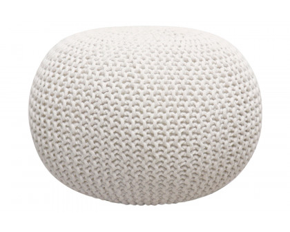 Pasargad - Santorini Cotton Pouf