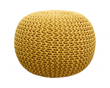 Pasargad - Santorini Cotton Pouf