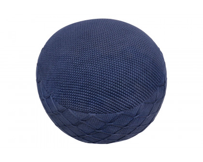 Pasargad - Santorini Collection Cotton Pouf