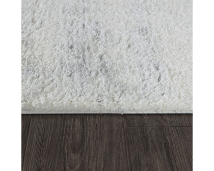 Pasargad - PJS-676 Paris Shag Collection Power-Loomed Polyester Area Rug