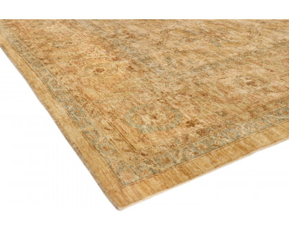 Pasargad - Ferehan Collection Hand-Knotted Lamb's Wool Area Rug 107'' x 137'' (PKB-1357 GOLD 9X11)