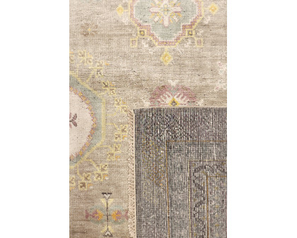 Pasargad Khotan Collection Hand-Knotted Wool Area Rug - Camel, 121" x 164" (PKH-530 10x14)