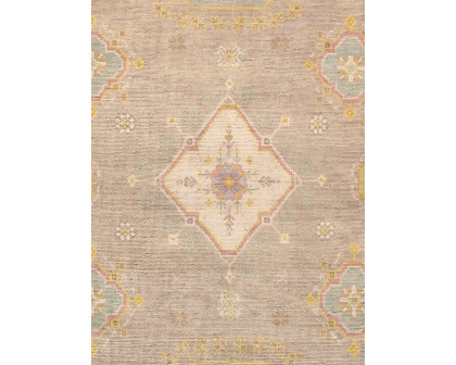 Pasargad - Khotan Collection Hand-Knotted Wool Area Rug in Camel/Beige, 144" x 216" (PKh-530 12x18)