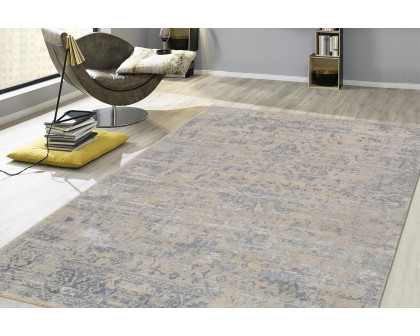 Pasargad - Transitional Collection Hand-Knotted Silk and Wool Area Rug 95'' x 118'' (PKRZ-40 8X10)