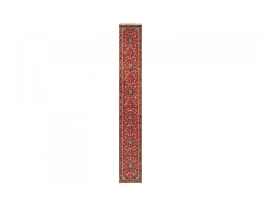 Pasargad Kashan Collection Hand-Knotted Lamb's Wool Runner (PL 2.06X18) - 30'' x 220''