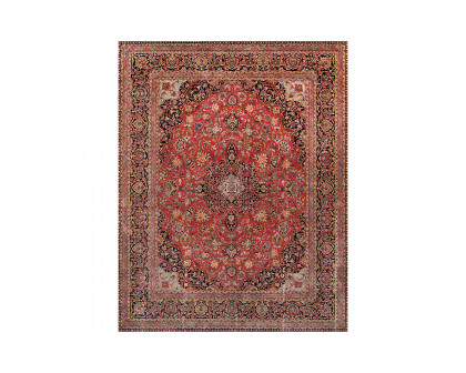 Pasargad - Kashan Collection Hand-Knotted Lamb's Wool Area Rug PL