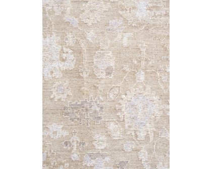 Pasargad - Oushak Collection Hand-Knotted Wool Area Rug in Camel/Beige, 111" x 147" (PLI-04 9x12)