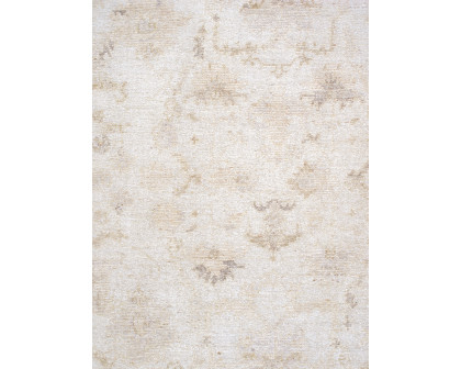 Pasargad - Oushak Collection Hand-Knotted Wool Area Rug in Camel, 111" x 142" (PLI-06 9x12)