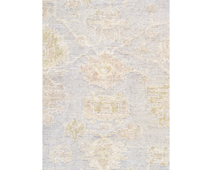 Pasargad - Oushak Collection Hand-Knotted Wool Area Rug in L. Gray, 111" x 146" (PLO-109 9x12)