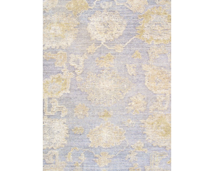 Pasargad - Oushak Collection Hand-Knotted Wool Area Rug in Gray/Blue, 111" x 144" (PLO-110 9x12)