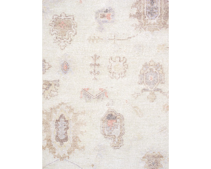 Pasargad - Oushak Collection Hand-Knotted Wool Area Rug in Beige, 111" x 144" (PLO-134 9x12)