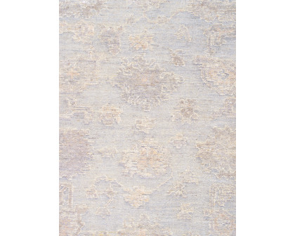 Pasargad - Oushak Collection Hand-Knotted Wool Area Rug in Gray, 111" x 141" (PLO-146 9x12)