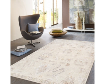 Pasargad - Oushak Collection Hand-Knotted Wool Area Rug in Gold, 111" x 144" (PLO-19 9x12)