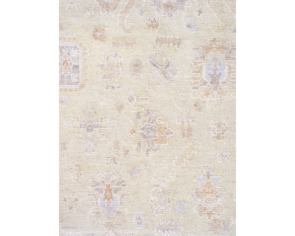 Pasargad - Oushak Collection Hand-Knotted Wool Area Rug in L. Green, 111" x 144" (PLO-20 9x12)