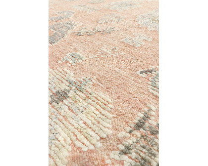 Pasargad - Oushak Collection Hand-Knotted Wool Area Rug in Salmon, 111" x 146" (PLO-39 9x12)