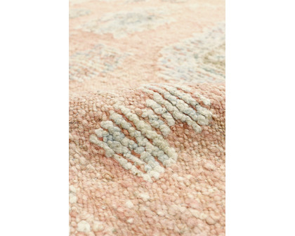 Pasargad - Oushak Collection Hand-Knotted Wool Area Rug in Salmon, 111" x 146" (PLO-39 9x12)