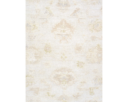 Pasargad - Oushak Collection Hand-Knotted Wool Area Rug in Silver, 111" x 143" (PLO-59 9x12)