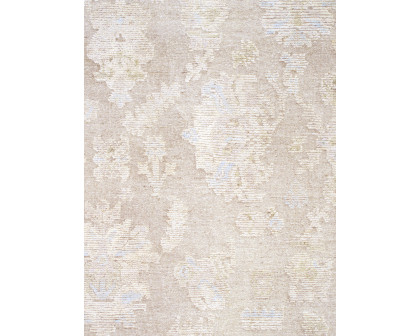 Pasargad - Oushak Collection Hand-Knotted Wool Area Rug in Taupe/Beige, 111" x 144" (PLO-64 9x12)