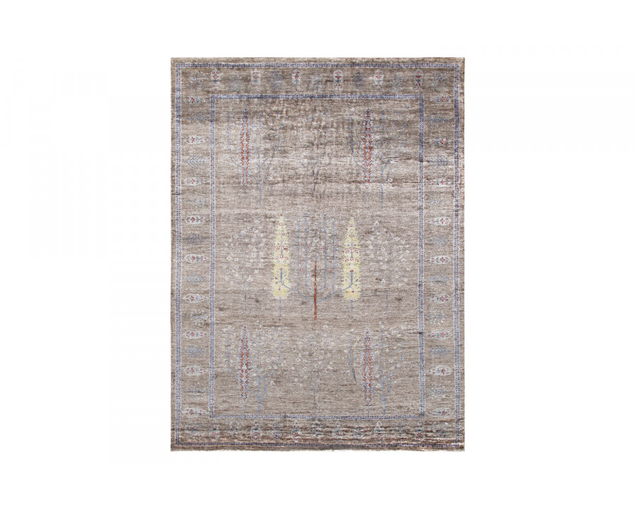 Pasargad - Gabbeh Collection Hand-Knotted Silk Area Rug 68'' x 93'' (PLR-09 6X8)