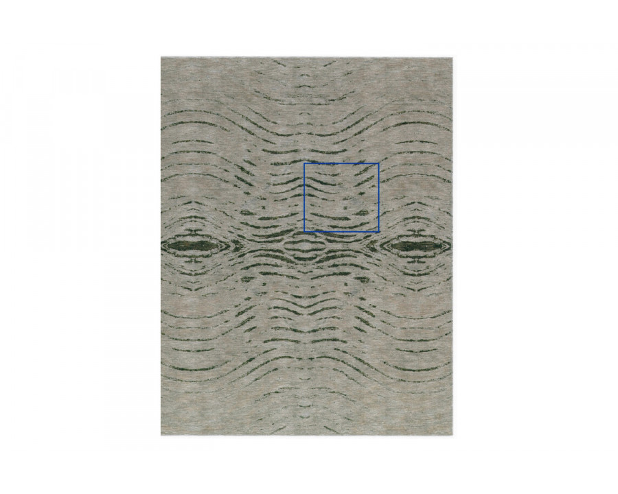 Pasargad - Modern Collection Hand-Knotted Silk and Wool Area Rug 24'' x 24'' (PLV-20138 2X2)