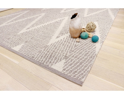 Pasargad Simplicity Collection Hand-Woven Cotton Area Rug (PLW-03 4X6) - 48'' x 72''