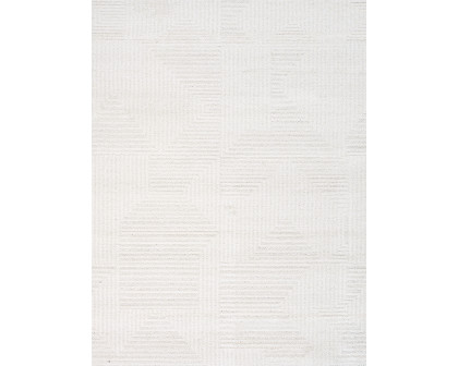 Pasargad Sutton Collection Power Loom Polypropylene/Polyester Area Rug - Ivory, 144" x 180" (pmf-551iv 12x15)