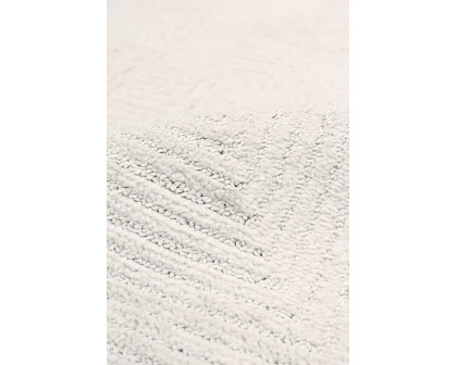 Pasargad Sutton Collection Power Loom Polypropylene/Polyester Area Rug - Ivory, 144" x 180" (pmf-551iv 12x15)