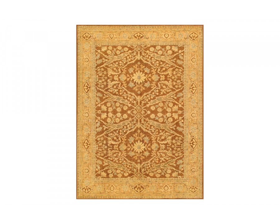 Pasargad Waterford Collection Light Brown Area Rug 108'' x 148'' (PMG-371 9X12)