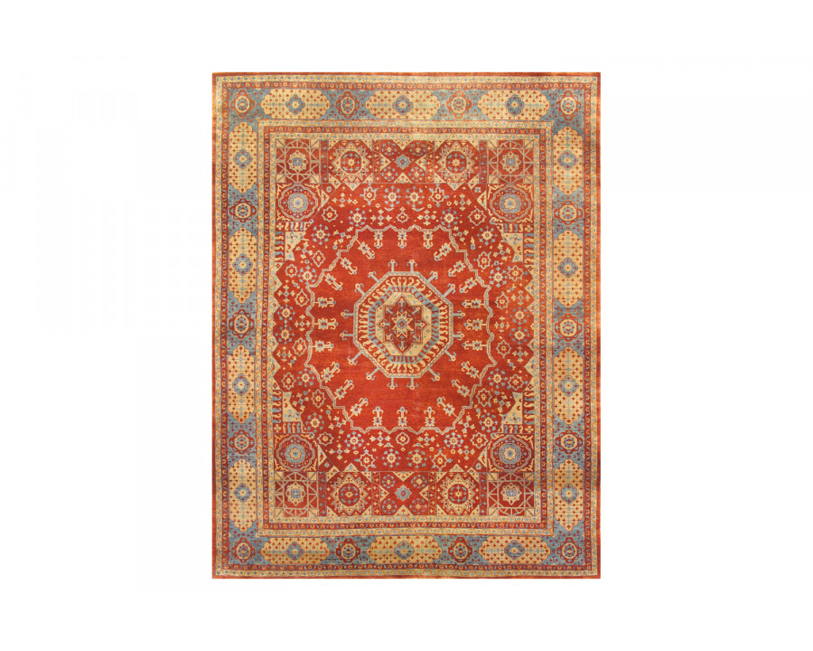 Pasargad - Mamluk Collection Hand-Knotted Lamb's Wool Area Rug 106'' x 138'' (PML-6 9X12)