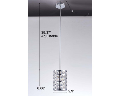 Pasargad - Hermoza Collection Metal and Crystal Pendant Lights (PMT-04)