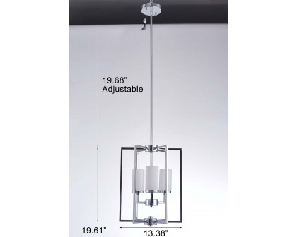 Pasargad - Riva Collection Metal and Glass Chandelier Lights (PMT-06)