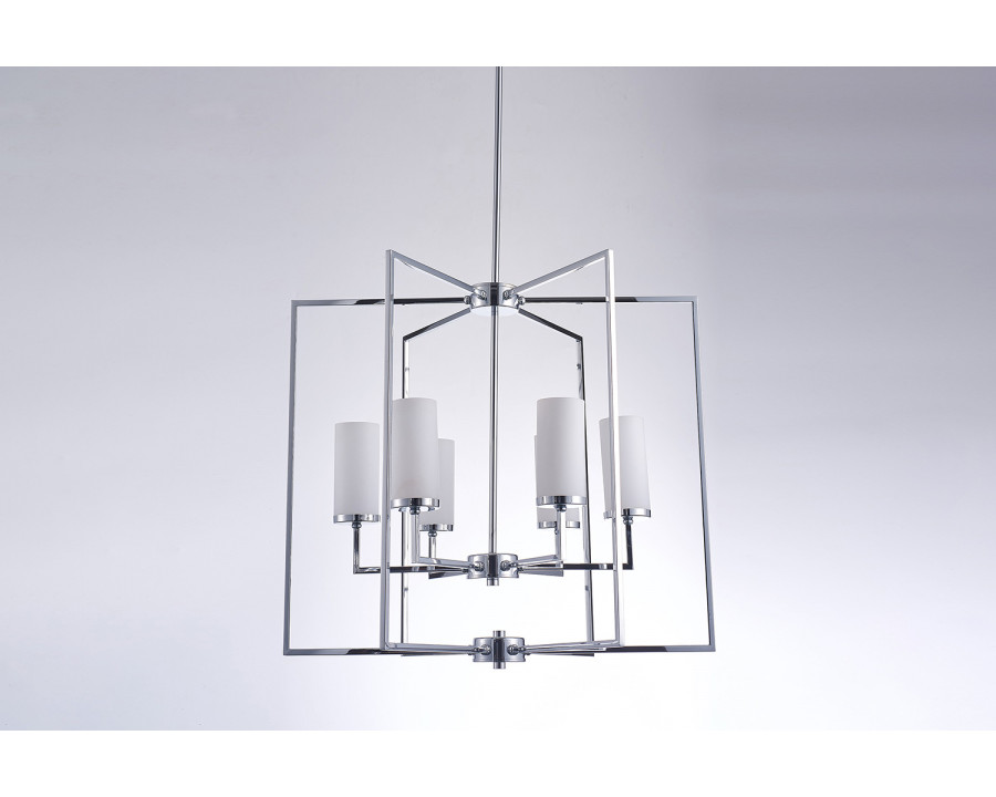 Pasargad - Riva Collection Metal and Glass Chandelier Lights (PMT-07)