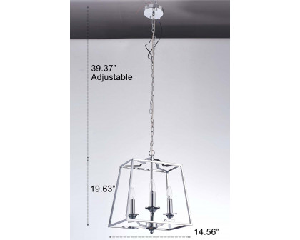 Pasargad - Lionnel Collection Metal and Glass Chandelier Lights