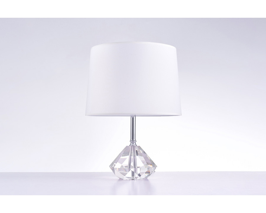 Pasargad - Tortona Collection Metal and Crystal Table Lamp Lights