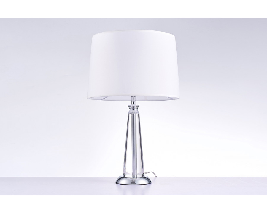 Pasargad - Canova Collection Metal and Crystal Table Lamp Lights