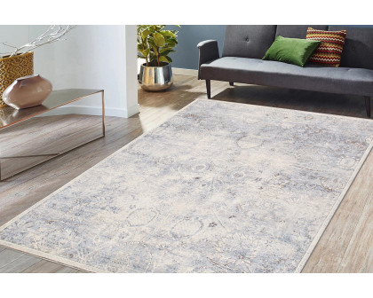 Pasargad - Transitiona Collection Hand-Knotted Silk and Wool Area Rug 95'' x 118'' (PNCP-1866 8X10)