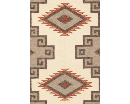 Pasargad - Navajo Style Hand-Woven Wool Light Brown Area Rug 104'' x 144'' (PNT-137 9X12)