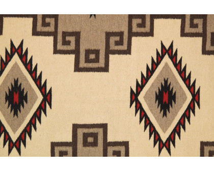 Pasargad - Navajo Style Hand-Woven Wool Mocha Area Rug 120'' x 167'' PNT-213