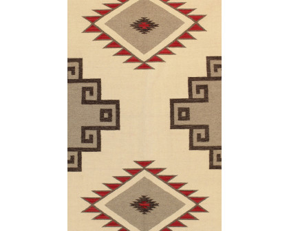 Pasargad - Navajo Style Hand-Woven Wool Light Brown Area Rug 107'' x 144'' (PNT-229 9X12)