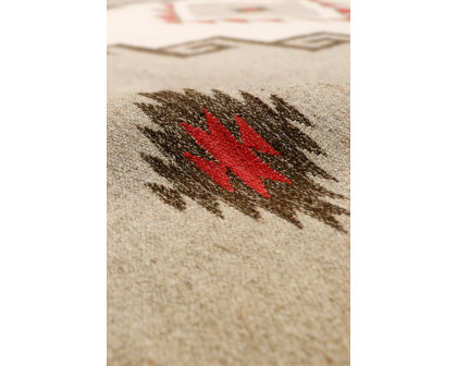 Pasargad - Navajo Style Hand-Woven Wool Light Brown Area Rug 107'' x 144'' (PNT-229 9X12)