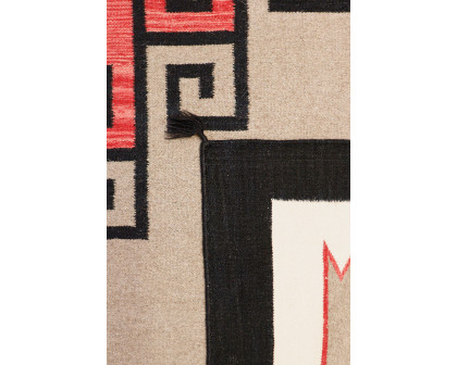 Pasargad Navajo Style Hand-Woven Wool Mocha Area Rug 120'' x 168'' (PNT-237 10X14)