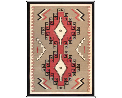 Pasargad - Navajo Style Hand-Woven Wool Mocha Area Rug 120'' x 168'' PNT-237