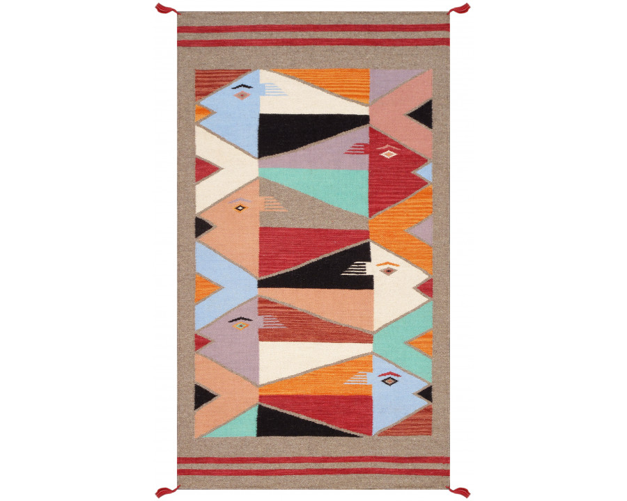 Pasargad - 322 Tuscany Collection Flatweave Wool Area Rug