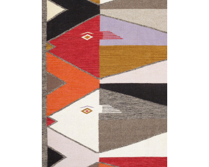 Pasargad - Tuscany Collection Flatweave Wool Area Rug in Multi, 62" x 87" (PNT-352 5x7)