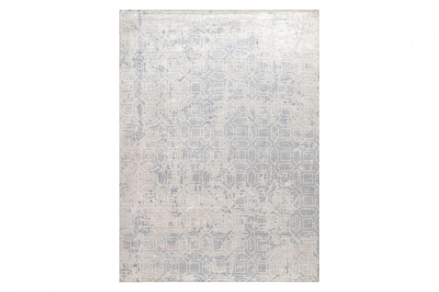 Pasargad™ Beverly Collection Hand-Loomed Gray Silk Rug (POP-8402 8X10) - 96'' x 120''