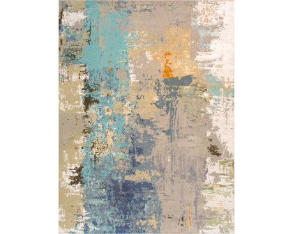 Pasargad - POPE-52 Modern Collection Hand-Knotted Silk/Wool Area Rug