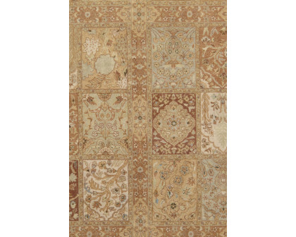 Pasargad Tabriz Collection Hand-Knotted Lamb's Wool Area Rug 110'' x 145'' (PP-1 9X12)