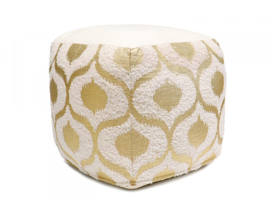 Pasargad - Grand Canyon Cotton Pouf Ivory Color