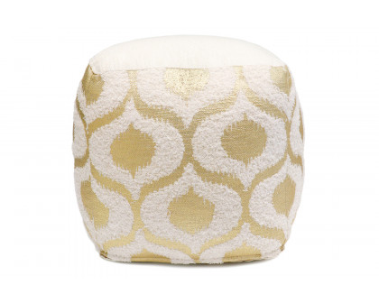 Pasargad - Grand Canyon Cotton Pouf Ivory Color